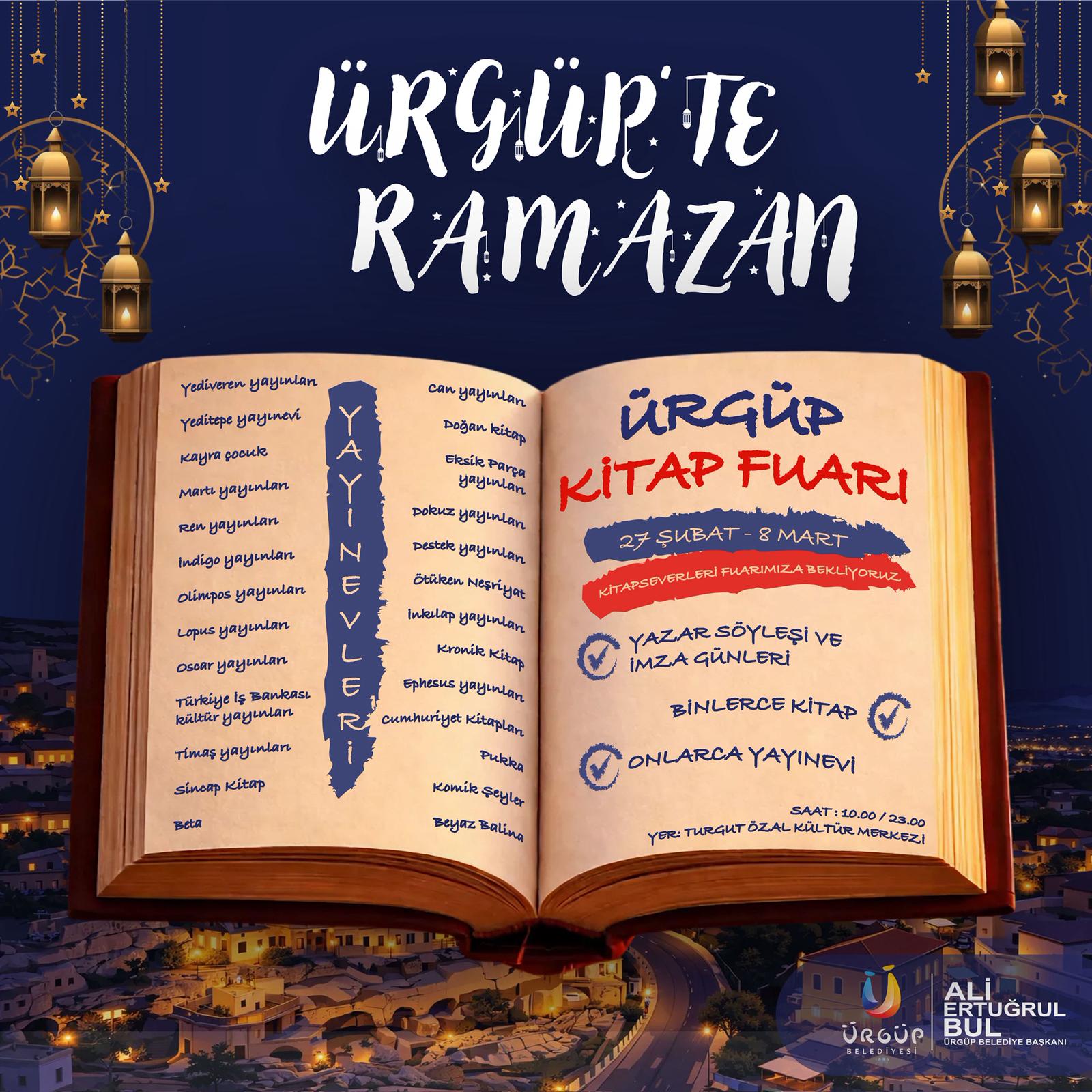 Kapadokya’nın Kalbinde Kitap Şöleni: Ürgüp’te Edebiyat Günleri Başlıyor!